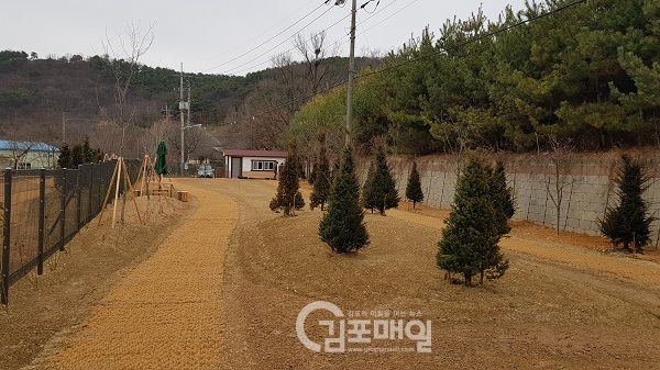내년 3월에 개방 예정인 하성근린공원 내 '반려동물 전용 공원'. (사진=김포시)