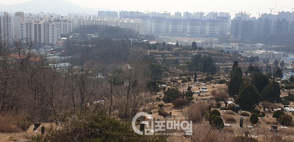 김포시 풍무동 김포공원묘지 (사진=천용남 기자)